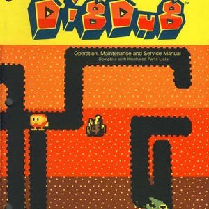 ATARI NAMCO - Dig Dug (Tm-203) - 4TH printing - Service Manual - Parts Manual - Owner manual -  Pdf Download