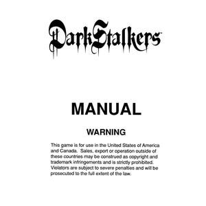 CAPCOM - DARK STALKERS - Service Manual - Parts Manual - Owner manual -  Pdf Download