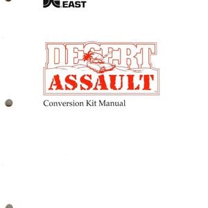 DATA EAST - Desert Assault(780-0205-00)  - Service Manual - Parts Manual - Owner manual -  Pdf Download