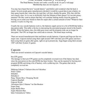 DEAD BATTERY SOCIETY - Games Battery Replacement Instructions - Service Manual - Parts Manual - Owner manual -  Pdf Download