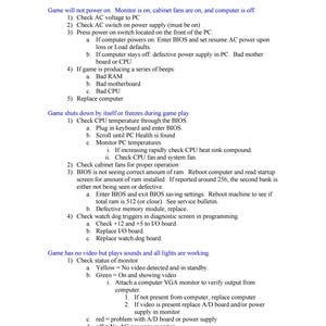 DEAL Or NO DEAL - V1.0 - Trouble Shooting Guide - Service Manual - Parts Manual - Owner manual -  Pdf Download