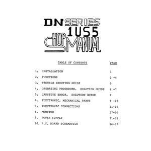 DECO CASSETTE - DN Series 1 Us 5 - Service Manual - Parts Manual - Owner manual -  Pdf Download