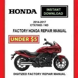 2015 HONDA CTX700 D/ ND Factory Service Repair Manual pdf Download