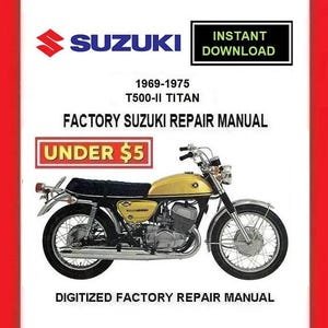 1969-1975 SUZUKI T500-II TITAN Factory Service Repair Manual pdf Download