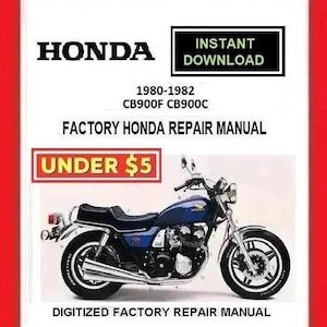 HONDA CB900C CB900F 1980-1982 Factory Service Repair Manual pdf Download