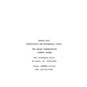 LELAND CORP - DOUBLE Play - Service Manual - Parts Manual - Owner manual -  Pdf Download