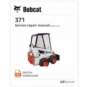 Bobcat 371 Service Manual catalog repair (PDF Download)