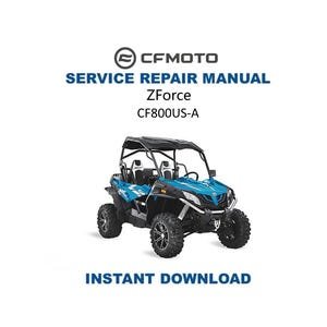 CFMOTO ZFORCE 800 Service Manual | 2019-2024 Repair Guide | CF800 | Instant Digital Download | PDF