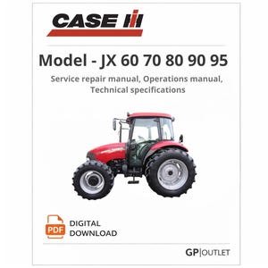 Case JX60-JX95 Tractor Service Repair Manual (Digital Download)