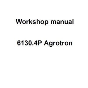 Deutz Fahr 6130.4P Agrotron Tractor Workshop Service Manual PDF Digital Download