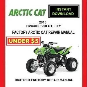 2009 ARCTIC CAT DVX300 / 250 UTILITY Factory Service Repair Manual pdf Download