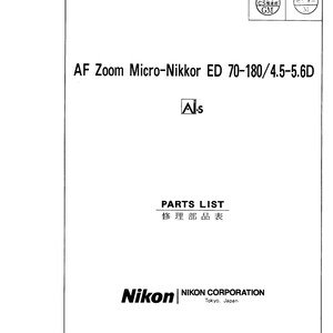 il_300x300.7777399735_rkgn Nikon AF 70-180mm f4.5-5.6D Micro- Service Manual - Repair Manual - Workshop Manual - PDF Download