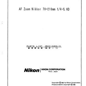 il_300x300.7777404553_35q3 Nikon AF 70-210mm f4-5.6D - Service Manual - Repair Manual - Workshop Manual - PDF Download