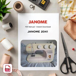 Janome 2041 2049 Sewing Machine Manual – User Guide (PDF Download)