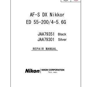 il_300x300.7779687173_4vpl Nikon AF S DX 55-200mm f4-5.6 G Ed - Service Manual - Repair Manual - Workshop Manual - PDF Download