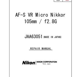 il_300x300.7779990465_pfnz Nikon AAF-S 105mm f2,8D G VR Micro - Service Manual - Repair Manual - Workshop Manual - PDF Download