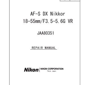 il_300x300.7780015313_s07a Nikon AF-S DX 18-55mm f3.5-5.6 G Vr - Service Manual - Repair Manual - Workshop Manual - PDF Download