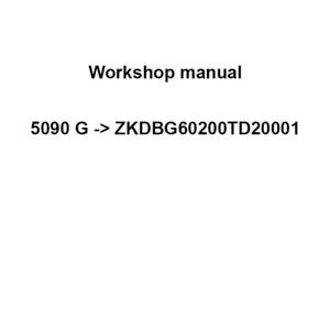 Deutz Fahr 5090 G ZKDBG60200TD20001 Tractor Workshop Service Manual PDF Digital Download
