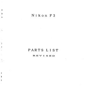 il_300x300.7785488591_jnpc Nikon F3 Part List - Service Manual - Repair Manual - Workshop Manual - PDF Download