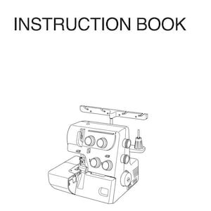 Janome Mylock 7034d Overlocker / Serger  Instruction Manual PDF Download vintage PDF download User Manual - Complete User Guide