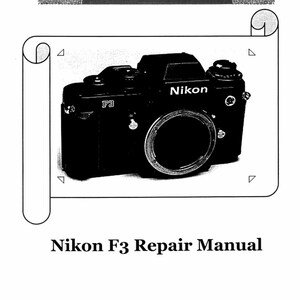 il_300x300.7785915925_bbum Nikon F3 v2 repair manual - Service Manual - Workshop Manual - PDF Download