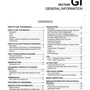 2007 - 2010 Nissan Qashqai - Service Manual - Parts Manual - Owner manual -  Pdf Download