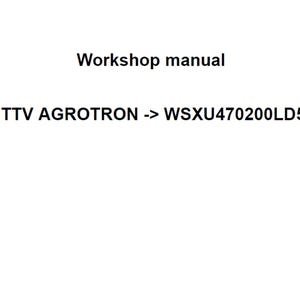 Deutz Fahr 6180 TTV Agrotron WSXU470200LD50001 Tractor Workshop Service Manual Plus Agrosky Imonitor 2.0 PDF Digital Download