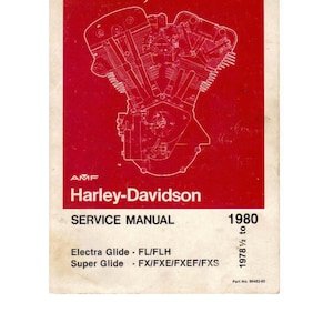 Harley Davidson 1978-80-HD-FL-FX - Service Manual - Parts Manual - Owner manual - Pdf Download