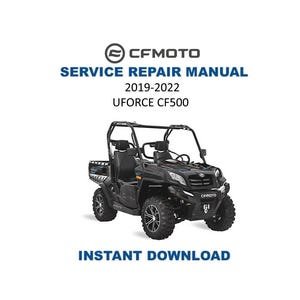 CFMOTO UFORCE 500 Service Manual | 2019-2022 CF500UU | Instant Digital Download | Pdf