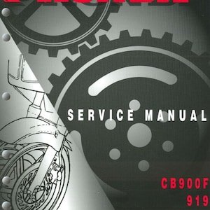 Honda cb900f - Service Manual - Parts Manual - Owner manual - Pdf Download