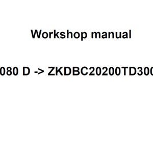 Deutz Fahr 5080 D ZKDBC20200TD30001 Tractor Workshop Service Manual PDF Digital Download