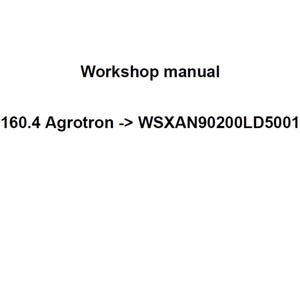 Deutz Fahr 6160.4 Agrotron WSXAN90200LD50010 Tractor Workshop Service Manual PDF Digital Download