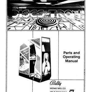 BALLY MIDWAY - Discs Of Tron- Service Manual - Parts Manual - Owner manual -  Pdf Download