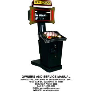 DEAL Or NO DEAL - Bar- Service Manual - Parts Manual - Owner manual -  Pdf Download
