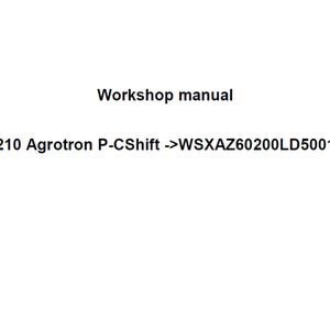 il_300x300.7804724872_q9z0 Deutz Fahr 6210 Agrotron P-Cshift WSXAZ60200LD50010 Tractor Workshop Service Manual PDF Digital Download