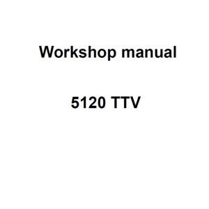Deutz Fahr 5120 TTV Tractor Workshop Service Manual PDF Digital Download