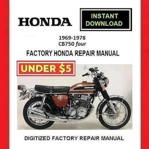 HONDA CB750 FOUR 1969-1978 Factory Service Repair Manual pdf Download