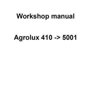 Deutz Fahr Agrolux 410 5001 Tier 3 Tractor Workshop Service Manual PDF Digital Download