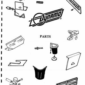 DYNAMO CABINET - Parts Manual - Service Manual - Parts Manual - Owner manual -  Pdf Download
