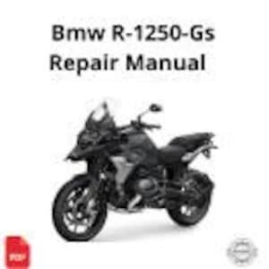 Bmw R-1250-Gs Service Manual Maintenance Repair - PDF INSTANT Download