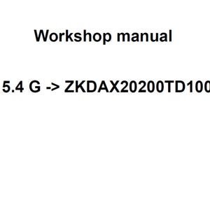 Deutz Fahr 5115.4 G ZKDAX20200TD10001 Tractor Workshop Service Manual PDF Digital Download