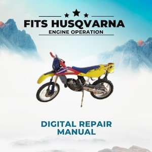 fits husqvarna wr cr 125 2006 motorcycle workshop manual, husqvarna wr125 cr125 service repair manual pdf, instant download