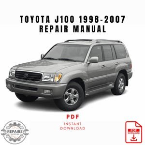 il_300x300.7840016863_ges8 1998-2007 Toyota Land Cruiser J100 Repair Manual, Workshop Service Manual, Instant PDF Download
