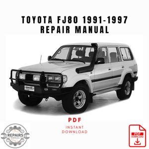 il_300x300.7840056685_eyw8 1991-1997 Toyota Land Cruiser FJ80 Repair Manual, Workshop Service Manual, Instant PDF Download