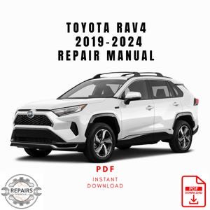 2019-2024 Toyota RAV4 Repair Manual, Workshop Service Manual, Instant PDF Download