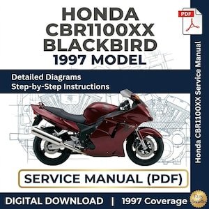 Honda CBR1100XX Super Blackbird Service Manual 1997-2006 - Workshop Repair Guide PDF
