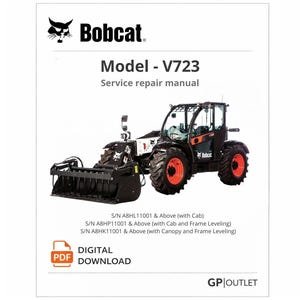 Bobcat V723 Complete Service Repair Manual PDF – Telehandler Workshop Guide, Instant Download