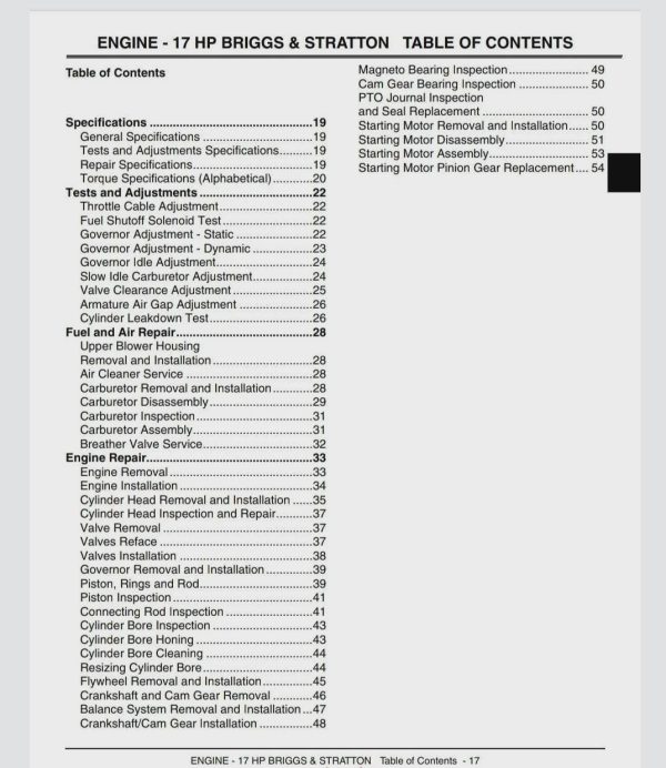 John Deere L100 L110 L120 L130 Lawn Tractors Repair Manual TM2026 PDF